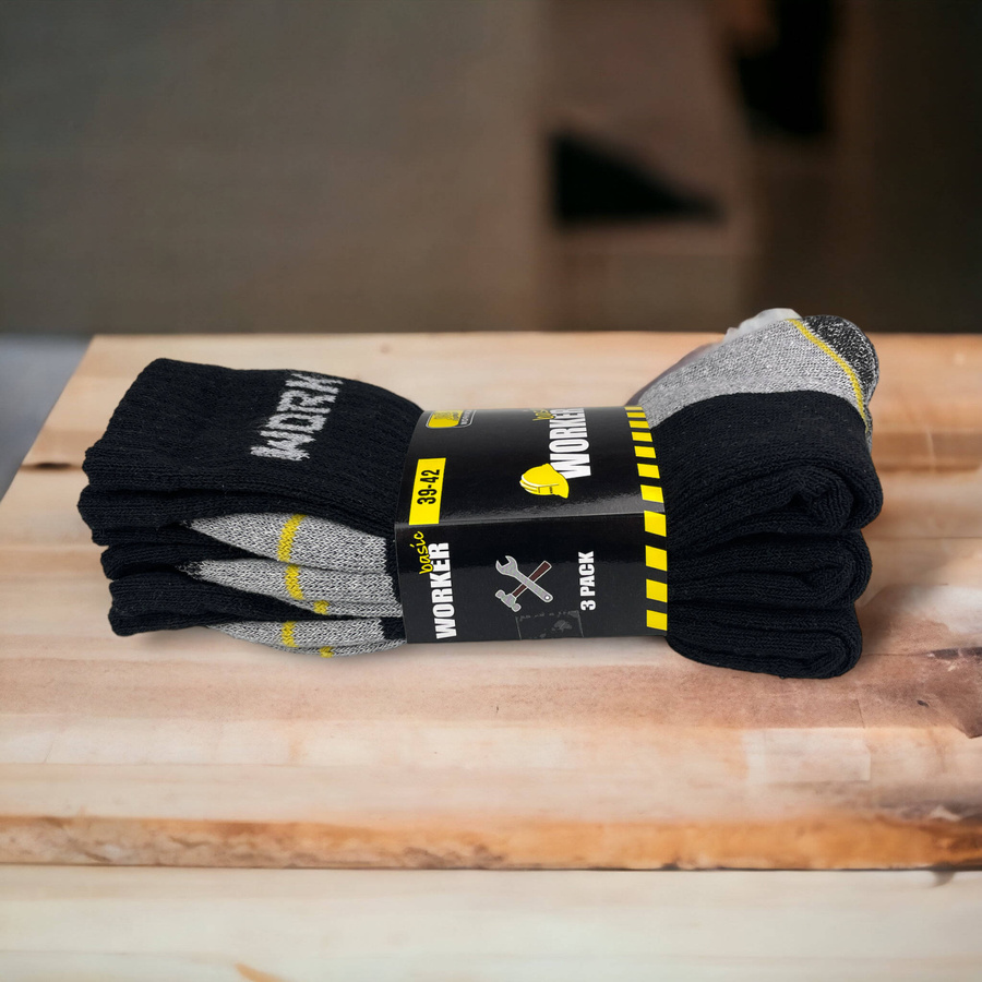 polskie Skarpety Robocze męskie WORK mega mocne