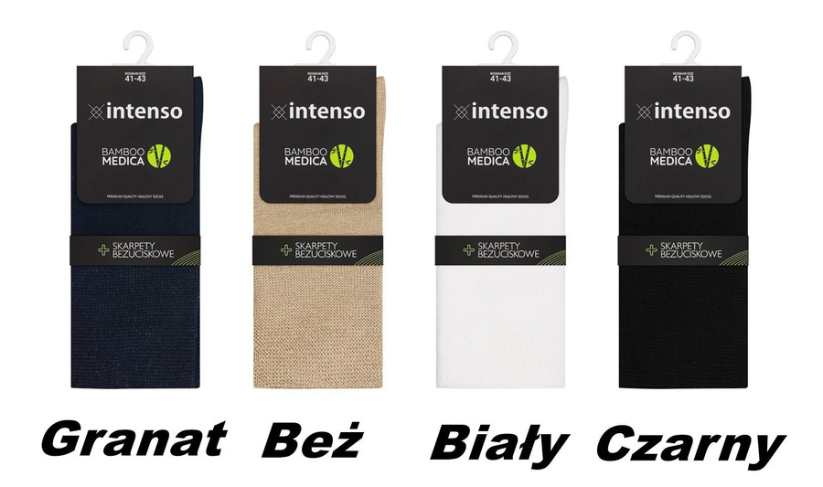 Skarpety medyczne BEZUCISKOWE Bamboo Medica