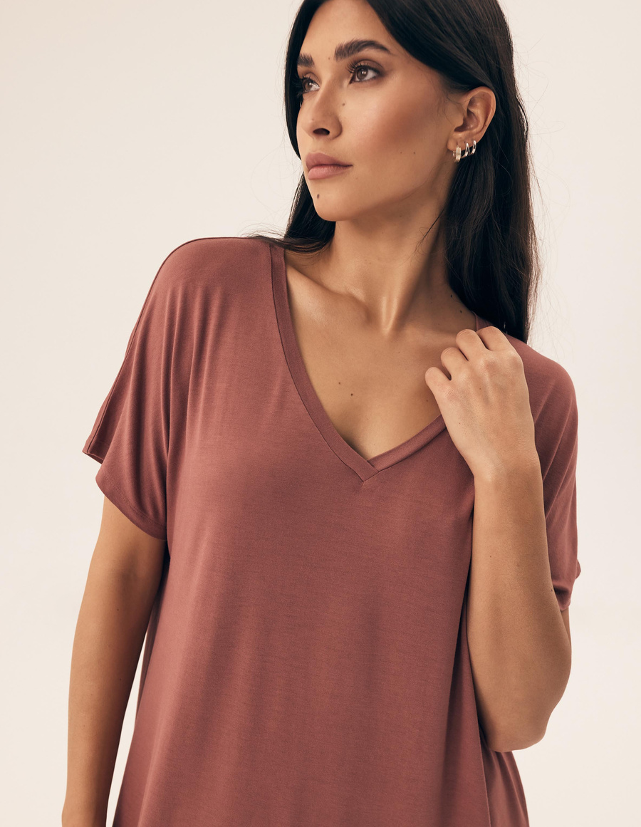 Koszula nocna 43041 mauve