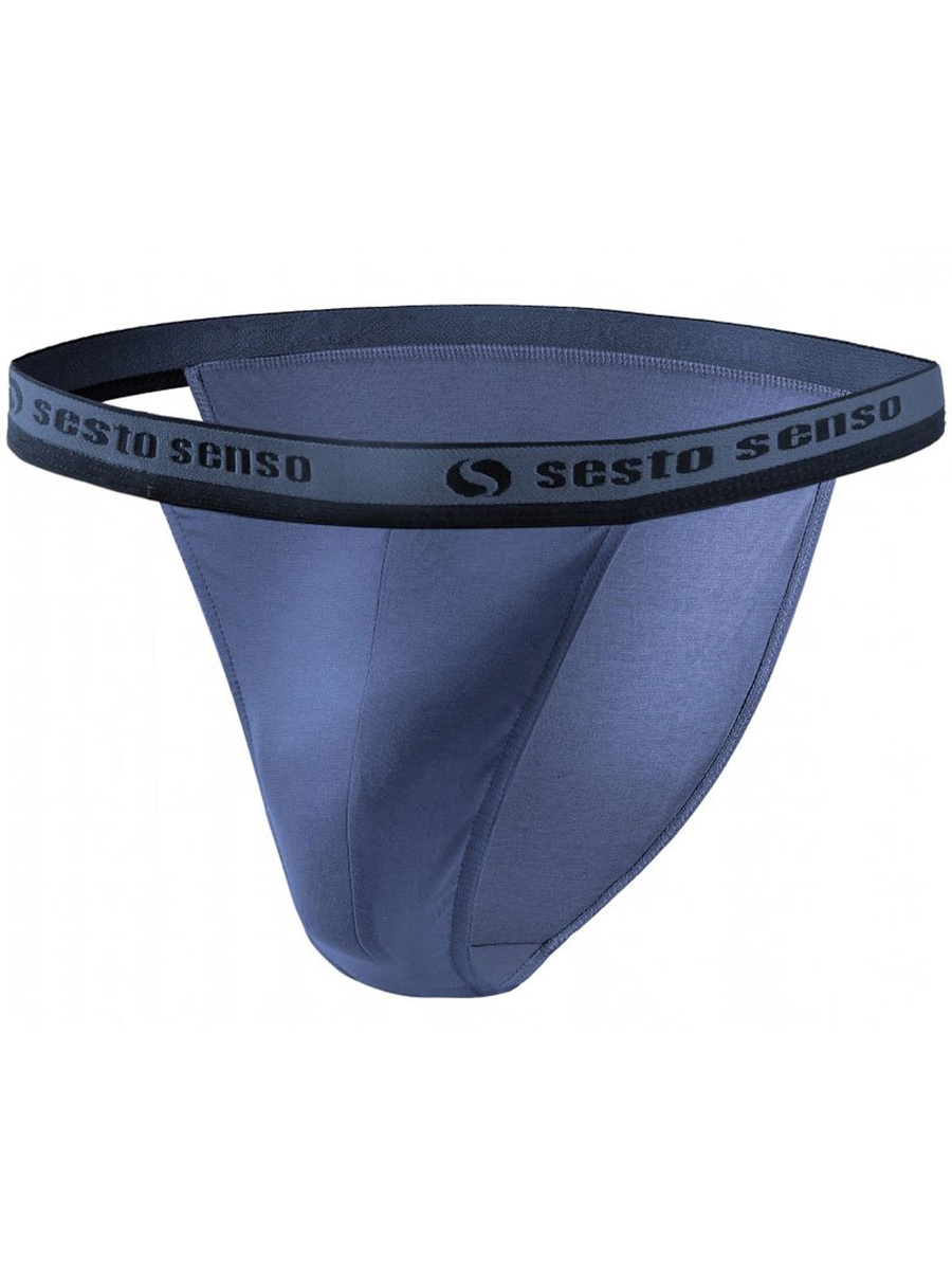 Niebieskie sportowe slipy męskie 95% bawełna Puma Tanga Sesto Senso – komfort i styl.
