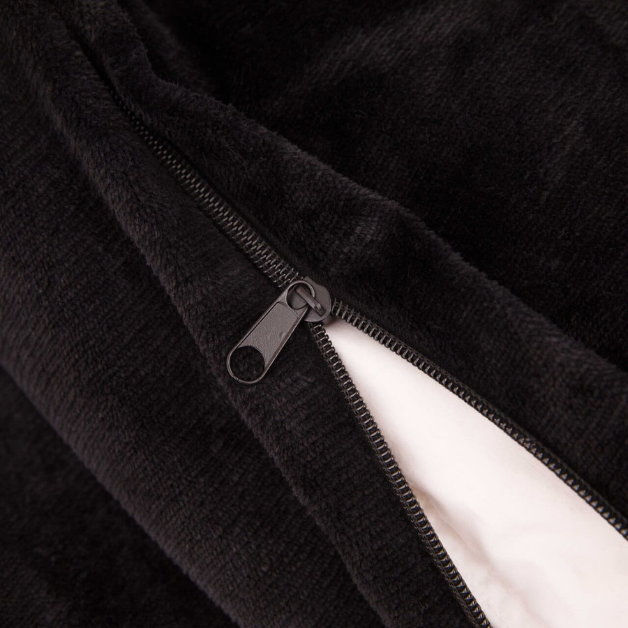 Czarna miękka pościel 210g/m2 Cozy Spod Igły i Nitki – komfort snu