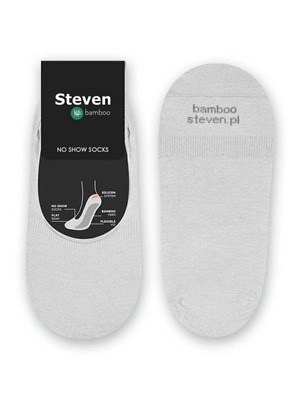 Bambusowe Stopki Damskie Szare z Silikonem