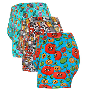 Kolorowe zabawne bokserki męskie 3-pak 95% bawełna Funny 09 Sesto Senso – komfort i styl