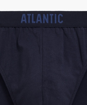 Granatowe bawełniane slipy męskie 95% bawełna model 3MP-171 Atlantic – komfort na co dzień