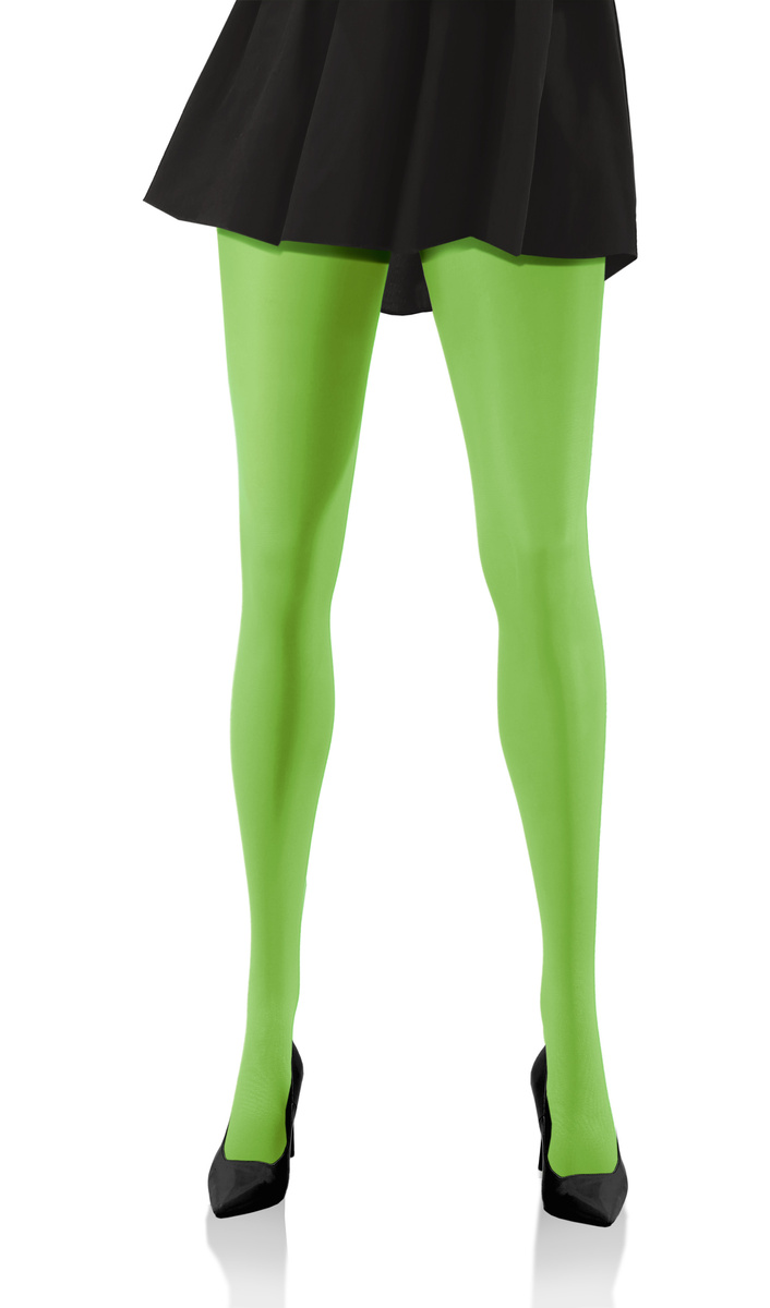 2x Kolorowe rajstopy kryjące z microfibry Hiver 40DEN