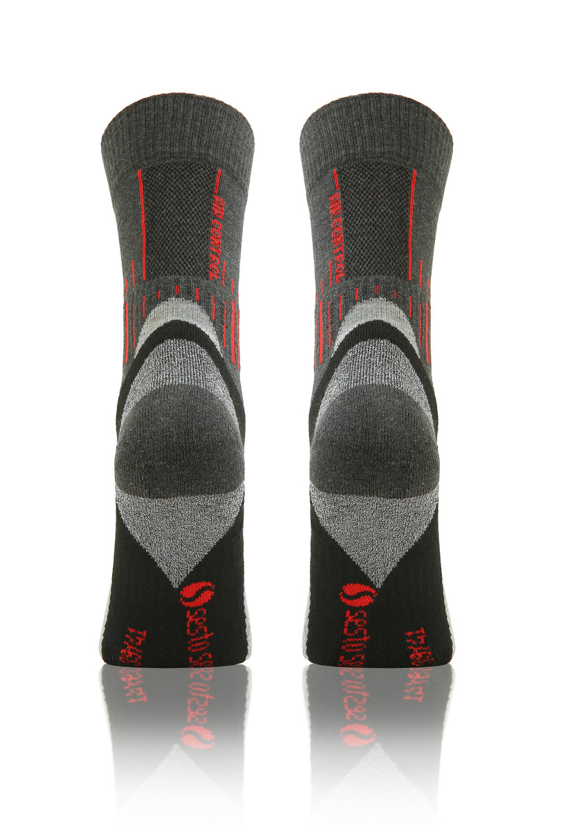 Kolorowe wzmocnione skarpety trekkingowe Trekking Basic Sesto Senso – komfort i ochrona