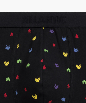 Dopasowane bokserki męskie 95% bawełna model 3MH-054 Atlantic – komfort i styl.