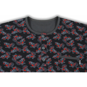 Koszula nocna męska ze szlafmycą 100% bawełna Sesto Senso – oryginalny styl i wygoda