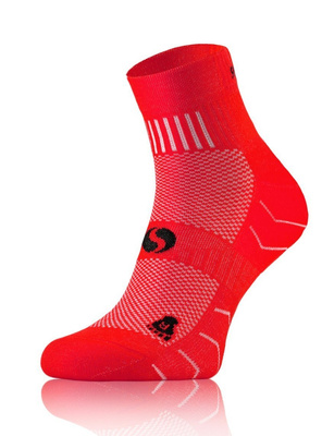 Czerwone skarpety sportowe 3/4 unisex 88% Bawełna AMZ Sesto Senso – komfort i wygoda