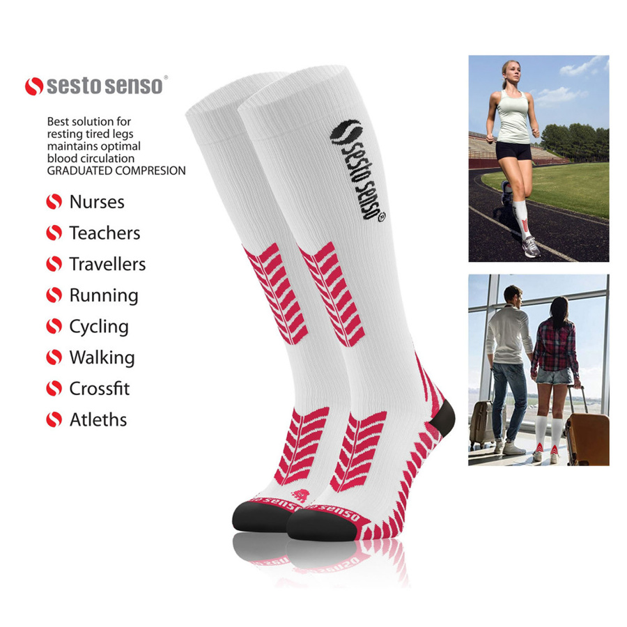 Skarpety Sportowe Podkolanówki Kompresyjne