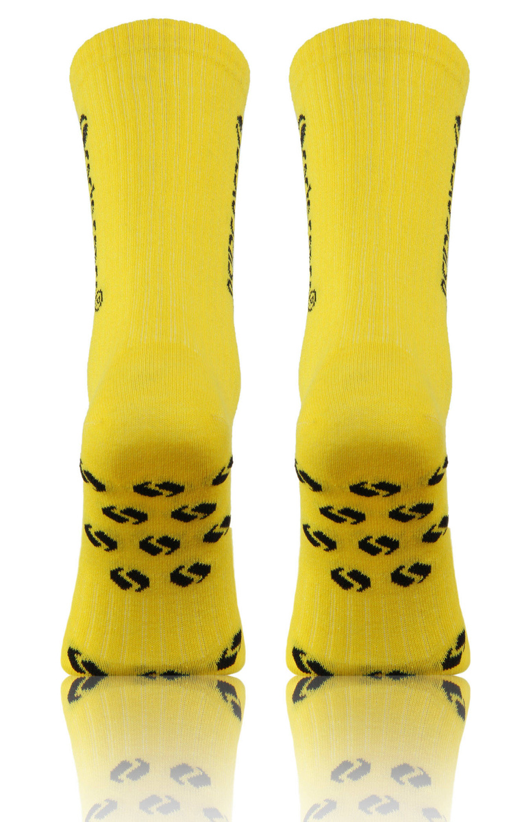 Żółte oddychające skarpety sportowe 88% bawełna SKB02 Sesto Senso – komfort i trwałość