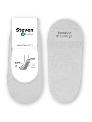 Bambusowe Stopki Damskie Szare z Silikonem