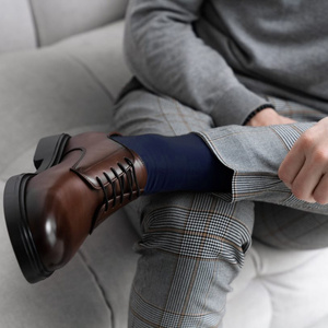 Skarpety męskie garniturowe gładkie Art. 056