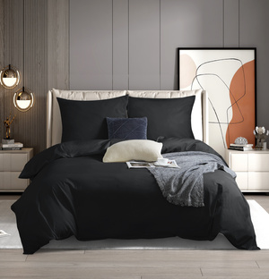 POŚCIEL SATYNA CZARNA