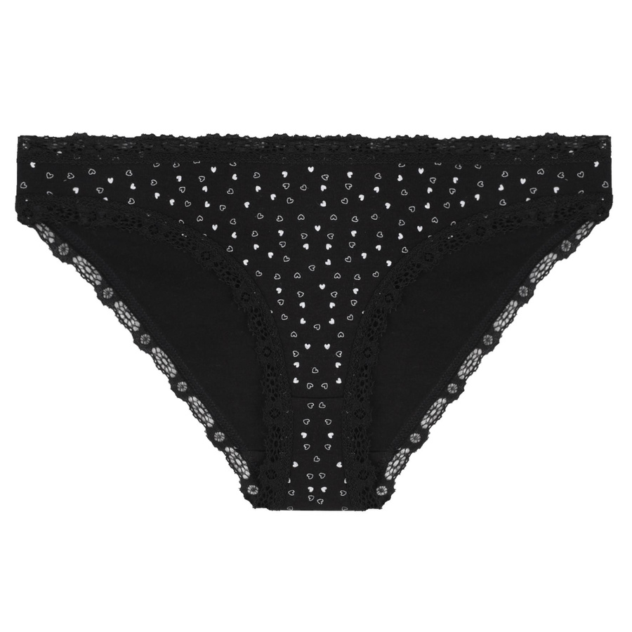 Figi damskie mini bikini z koronką S-XL 3-pak