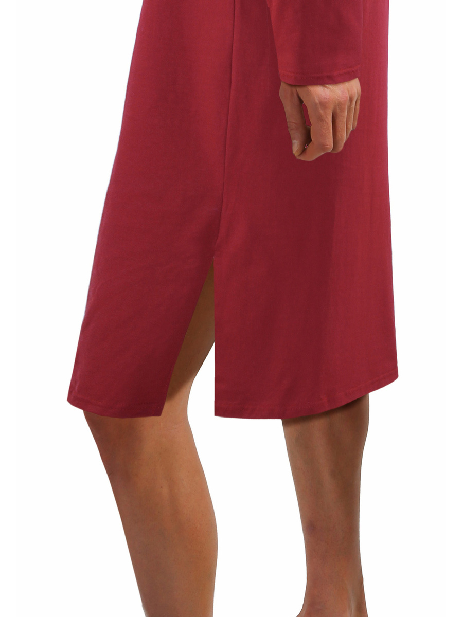 Koszula nocna męska długa ze szlafmycą