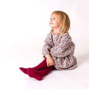 Merino Kids Rajstopki Czarne z Wełny