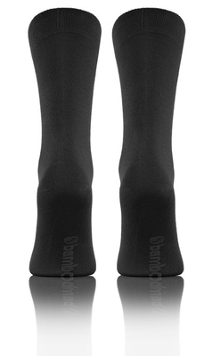 Grafitowe skarpety męskie garniturowe 76% bambus Eco Bamboo Sesto Senso – komfort i ekologia