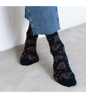	Kolorowe Skarpetki Damskie/Męskie Pizza More Fashion