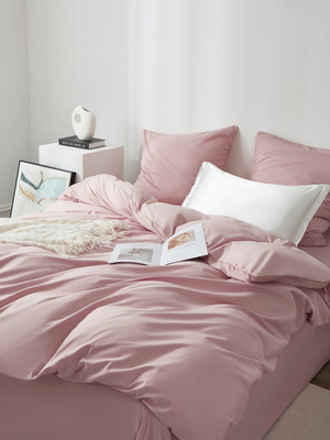 POŚCIEL SATYNA QUEEN PREMIUM PUDER