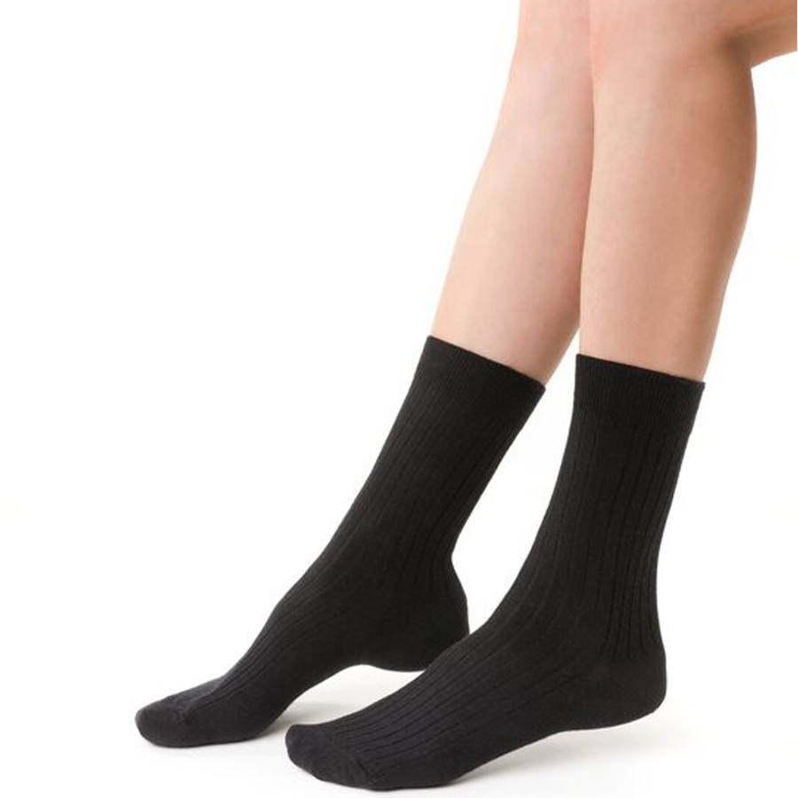 Skarpetki Damskie bezuciskowe z wełny merynosów
