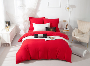 POŚCIEL QUEEN CZERWONY ZŁOTA