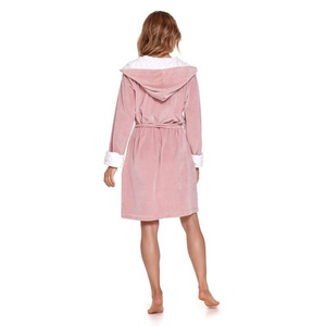 Szlafrok damski kopertowy