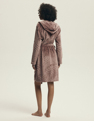 Szlafrok damski Devyn 43602 mahogany