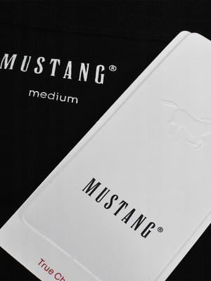 Koszulka Męska T-Shirt Mustang 4222 Czarna