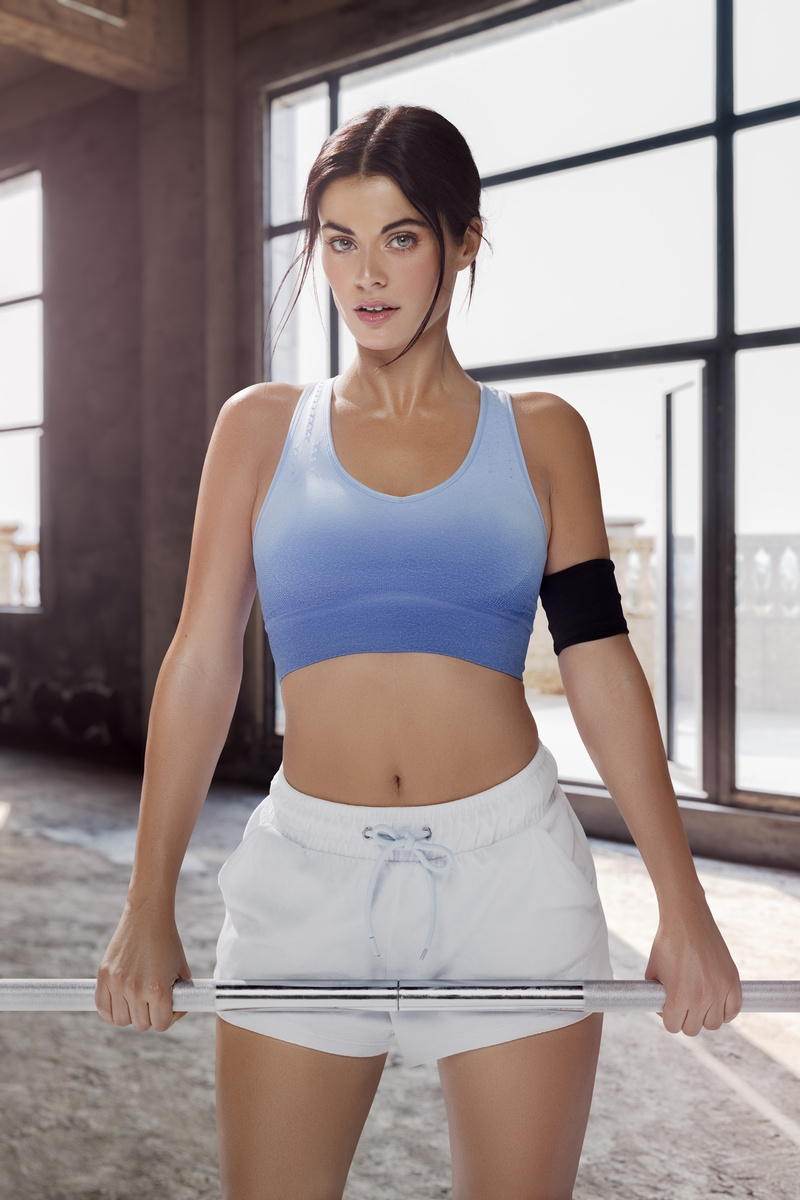 DIANA Biustonosz Sportowy, azul/niebieski