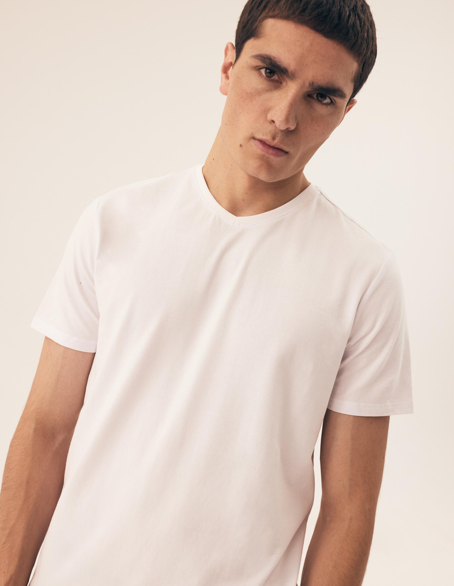 T-shirt 2-pak Henderson 42975 biały