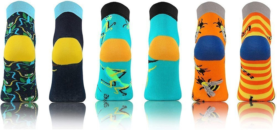 3x Skarpety Za Kostkę Finest Cotton