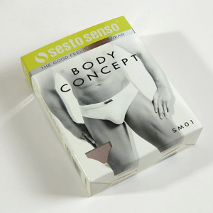 Beżowe anatomiczne slipy męskie 95% bawełny Leopard Sesto Senso – komfort na co dzień