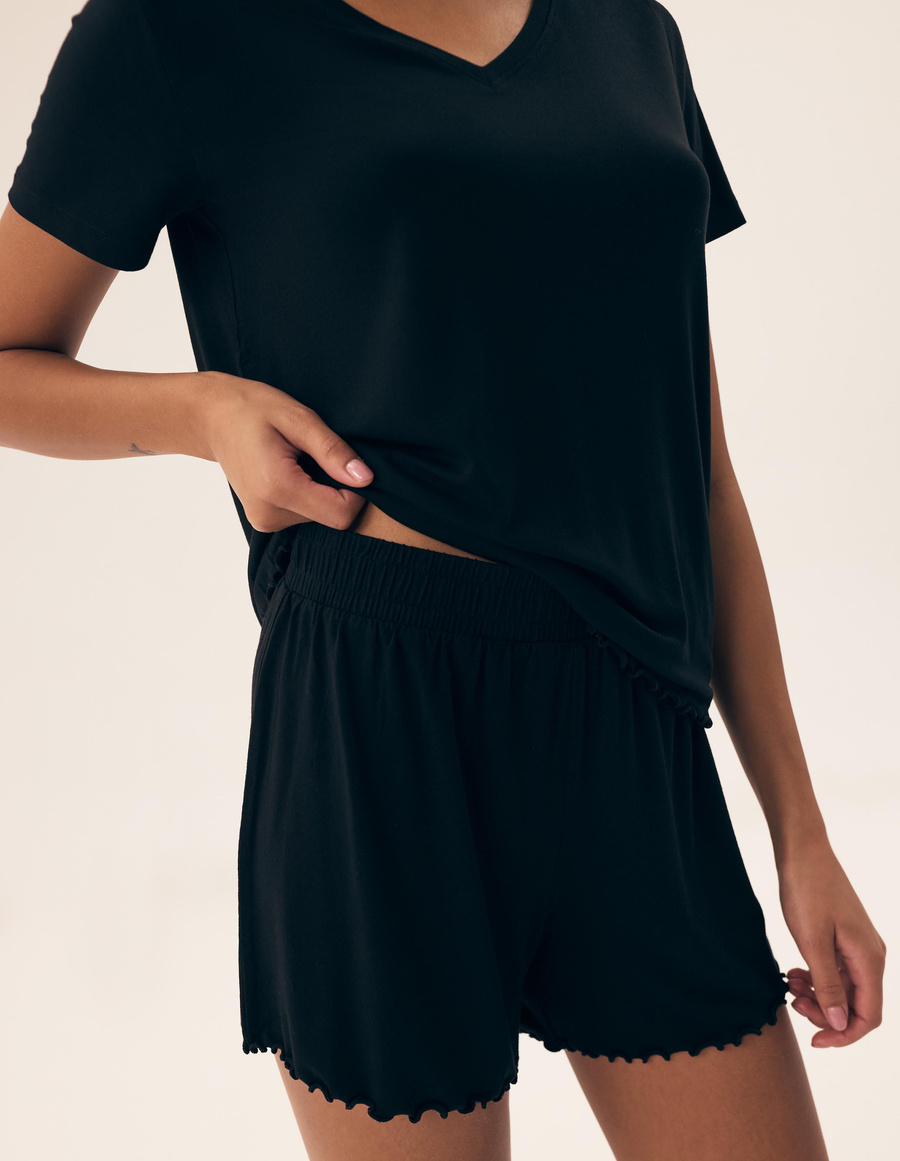 Damska piżama Noves 43022 czarna