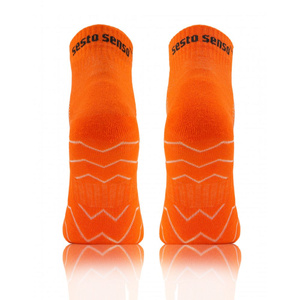 Szare oddychające skarpety męskie 88% bawełna AMZ Multicolor Sesto Senso – komfort dla biegaczy