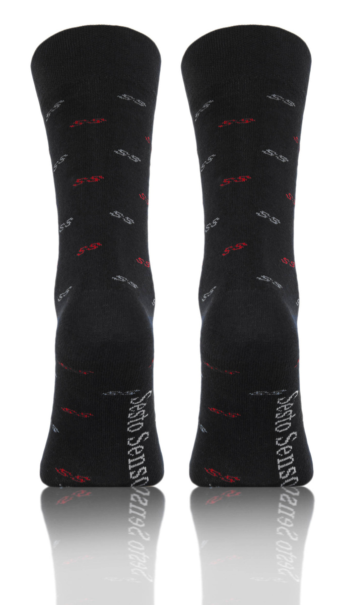 Eleganckie skarpety męskie garniturowe 90% bawełna Sesto Senso – komfort i styl na co dzień.