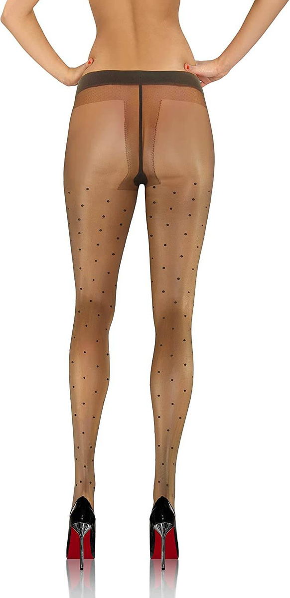 2X Rajstopy w kropki 20 DEN Beti Sesto Senso