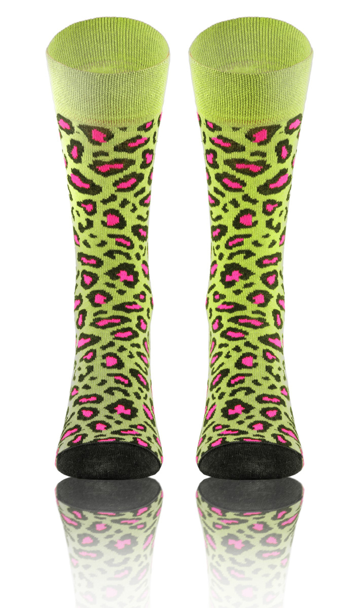 Długie Skarpetki Kolorowe Bawełniane Unisex 90% Bawełna z Zabawnym Wzorem Sesto Senso