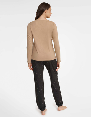 Piżama damska Glam Henderson wielokolorowa bawełniana