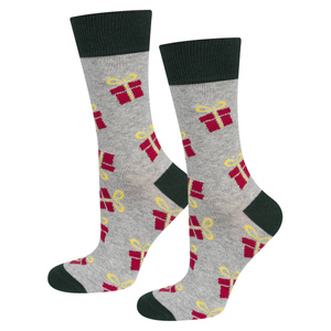 Świąteczne Skarpetki Męskie Bawełniane