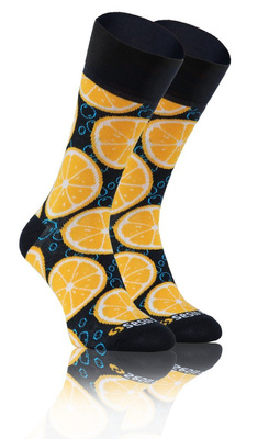 Długie Skarpetki Kolorowe Bawełniane Unisex 90% Bawełna z Zabawnym Wzorem Sesto Senso