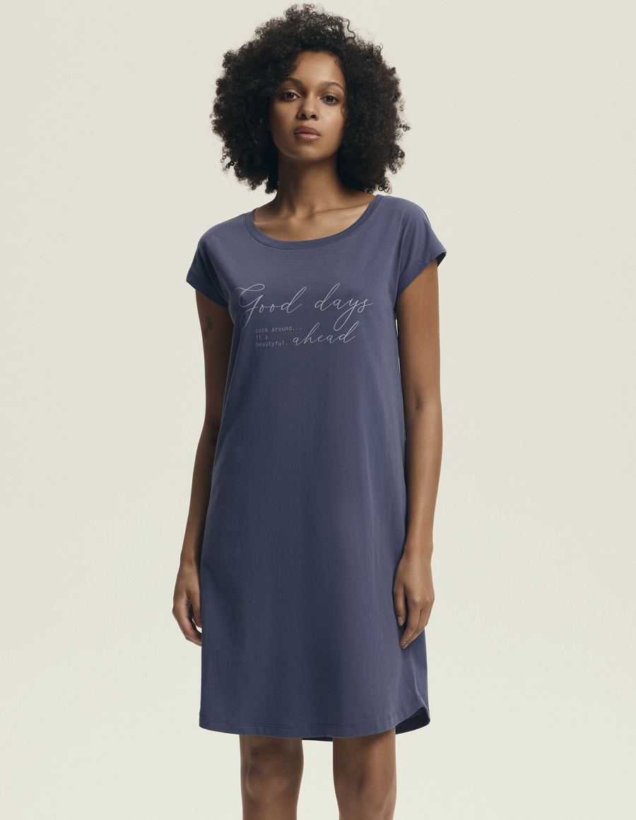 Koszula Nocna 43700 dark blue