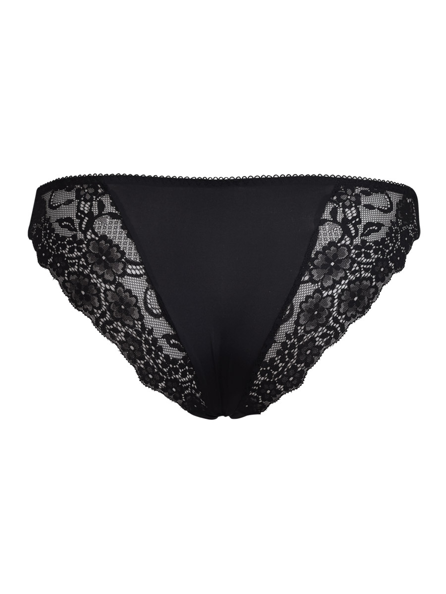 Czarne klasyczne figi damskie 83% poliamid Allure 2685 Sielei – komfort i elegancja.