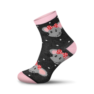 Skarpetki damskie nie do pary Myszki