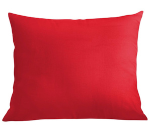 Czerwona gładka poszewka 100% bawełna z zamkiem Simply Spod Igły i Nitki – komfort i styl