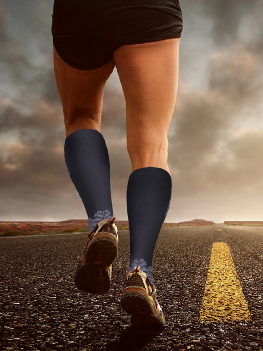 Skarpety Sportowe Podkolanówki Kompresyjne