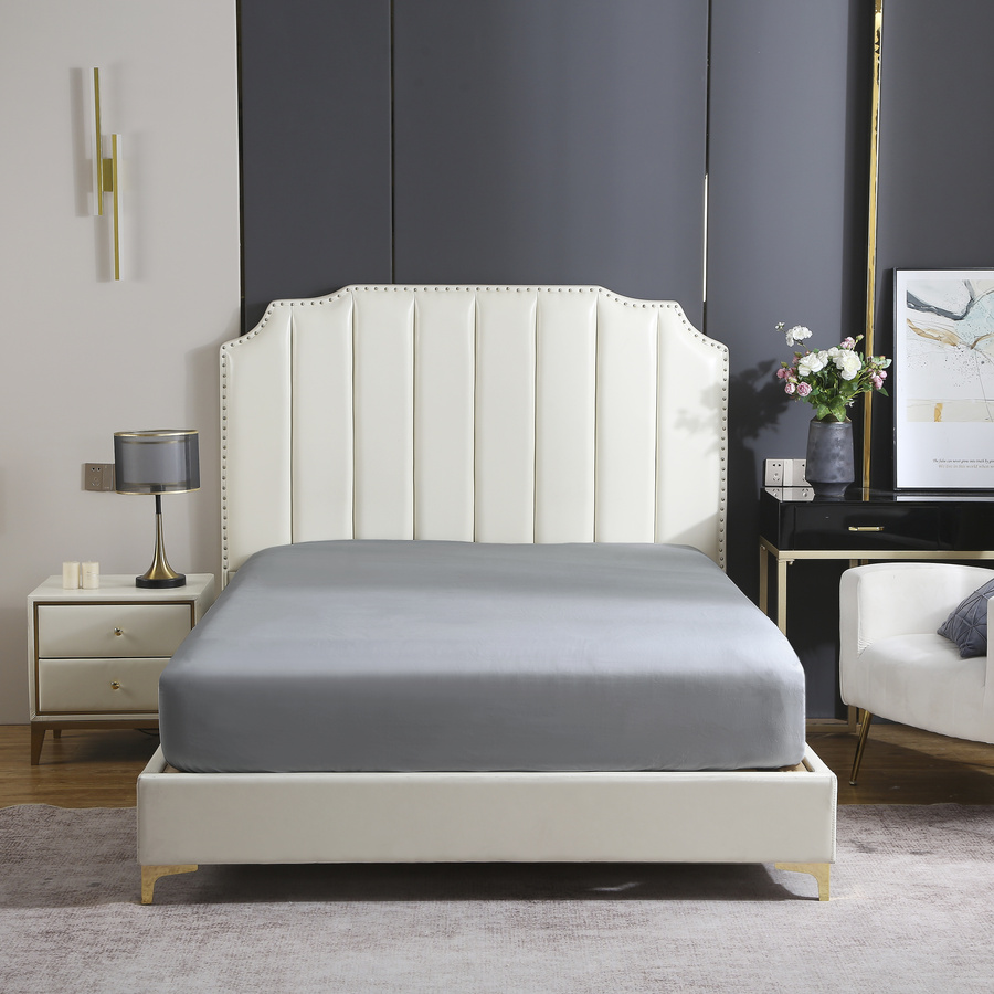 PRZEŚCIERADŁO SATYNA GRAFITOWE