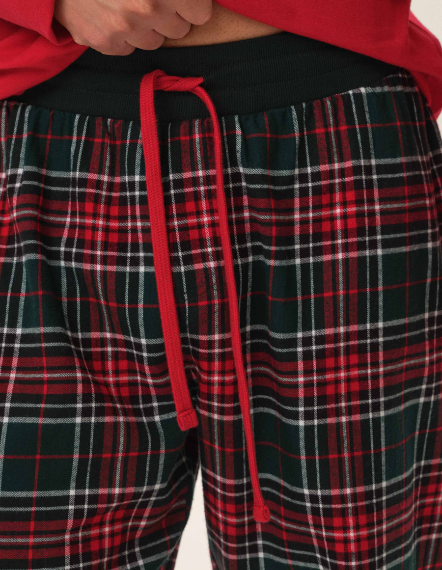 Męska piżama Honest 41914 czerwona