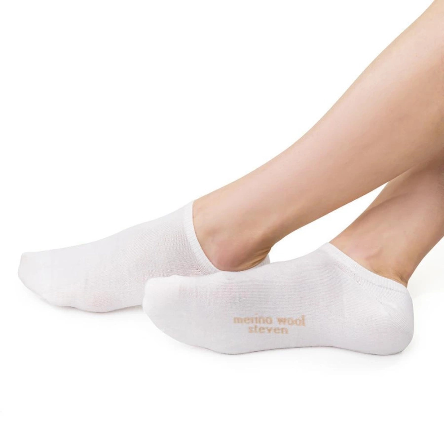 Skarpetki stopki damskie z wełny merino 3-pack