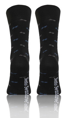 Eleganckie skarpety męskie garniturowe 90% bawełna Sesto Senso – komfort i styl na co dzień.